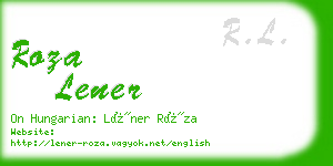 roza lener business card